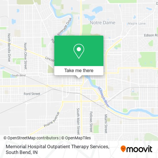 Mapa de Memorial Hospital Outpatient Therapy Services