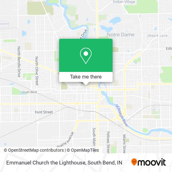 Emmanuel Church the Lighthouse map