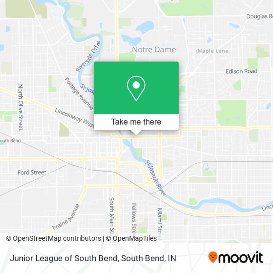 Mapa de Junior League of South Bend
