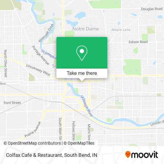 Colfax Cafe & Restaurant map