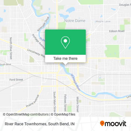 Mapa de River Race Townhomes