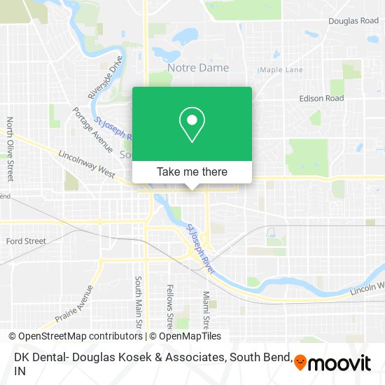 DK Dental- Douglas Kosek & Associates map