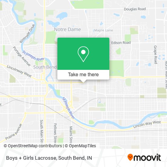 Mapa de Boys + Girls Lacrosse