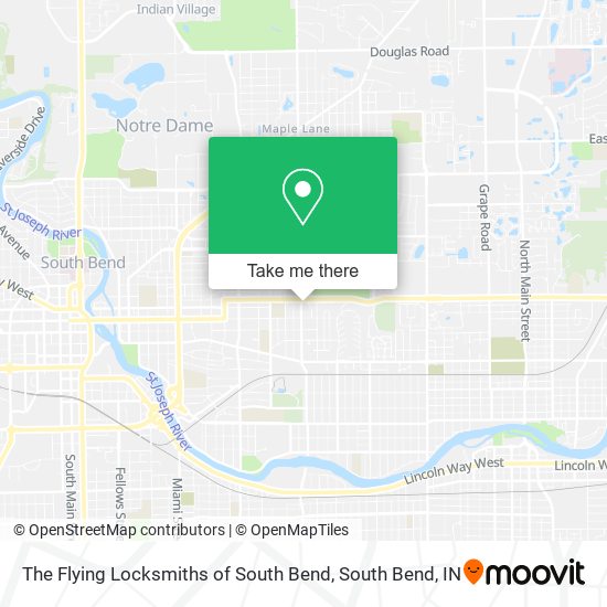 Mapa de The Flying Locksmiths of South Bend