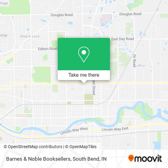 Mapa de Barnes & Noble Booksellers