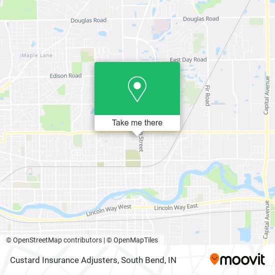 Mapa de Custard Insurance Adjusters