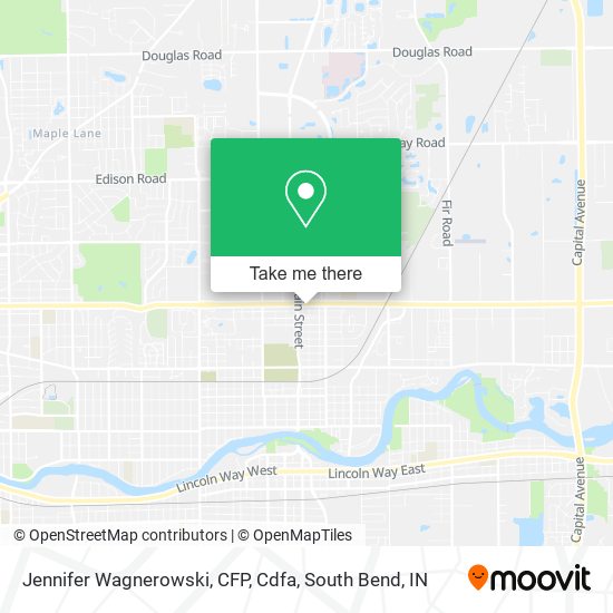 Jennifer Wagnerowski, CFP, Cdfa map