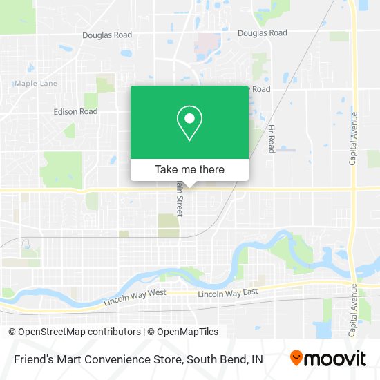 Friend's Mart Convenience Store map