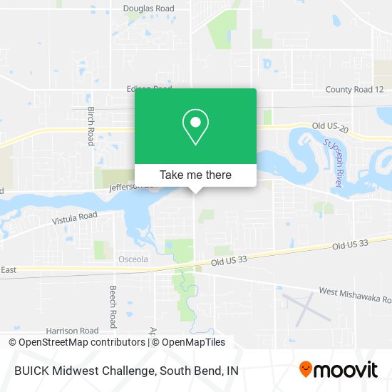 Mapa de BUICK Midwest Challenge