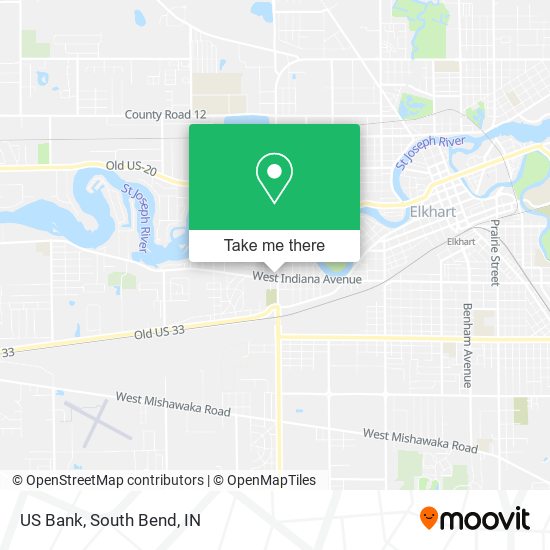 Mapa de US Bank