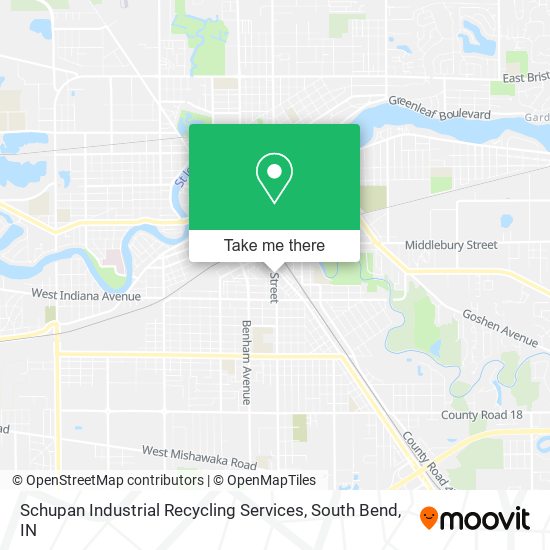 Mapa de Schupan Industrial Recycling Services