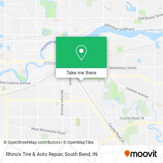 Mapa de Rhino's Tire & Auto Repair