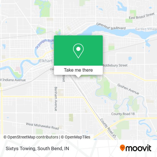 Mapa de Sixtys Towing