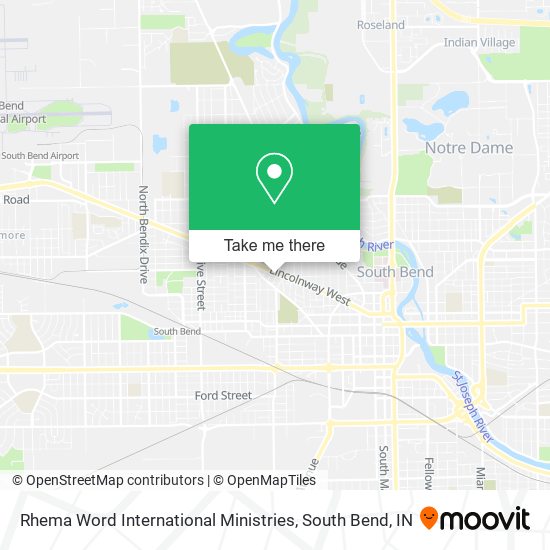 Mapa de Rhema Word International Ministries