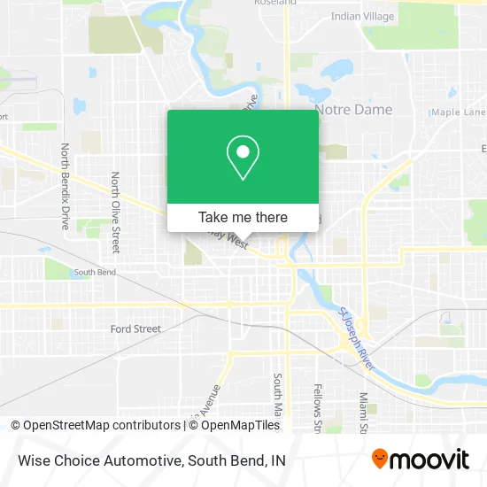 Wise Choice Automotive map