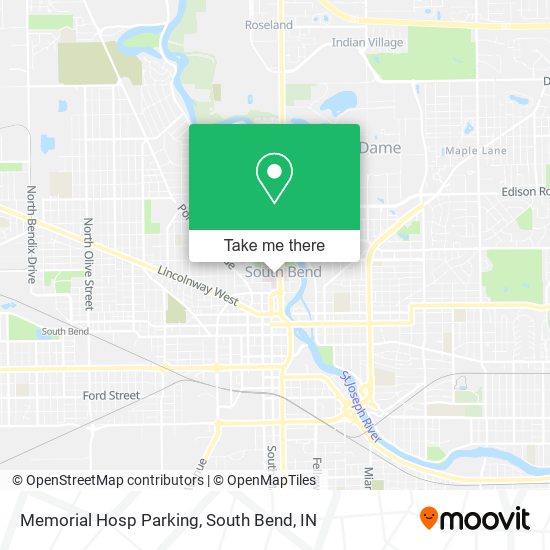 Memorial Hosp Parking map