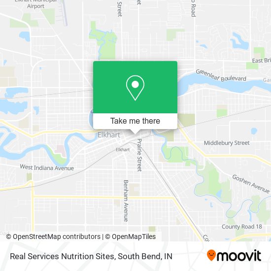 Real Services Nutrition Sites map
