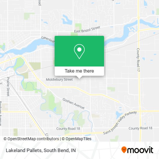 Mapa de Lakeland Pallets