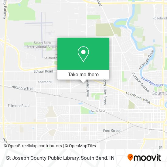St Joseph County Public Library map