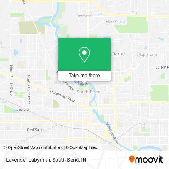 Lavender Labyrinth map