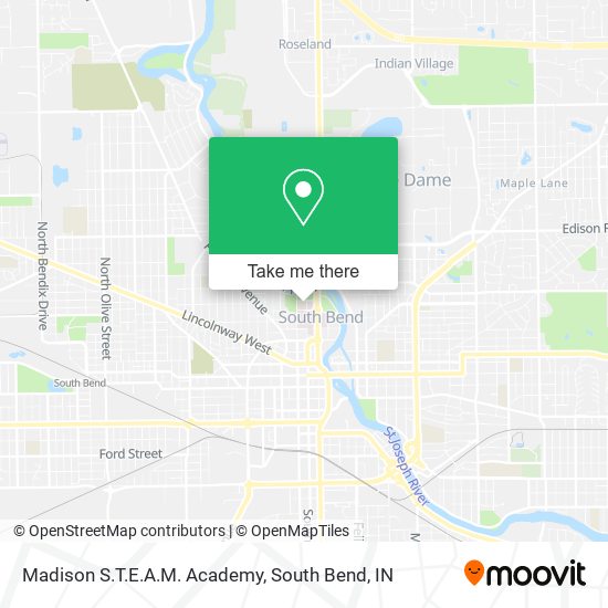 Madison S.T.E.A.M. Academy map