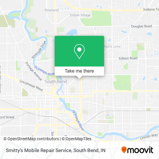 Mapa de Smitty's Mobile Repair Service