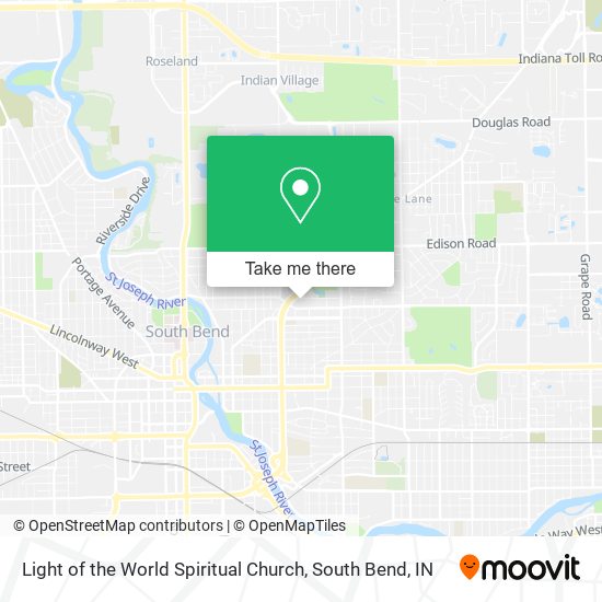 Light of the World Spiritual Church map