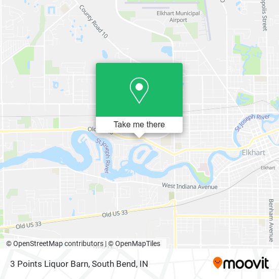 3 Points Liquor Barn map