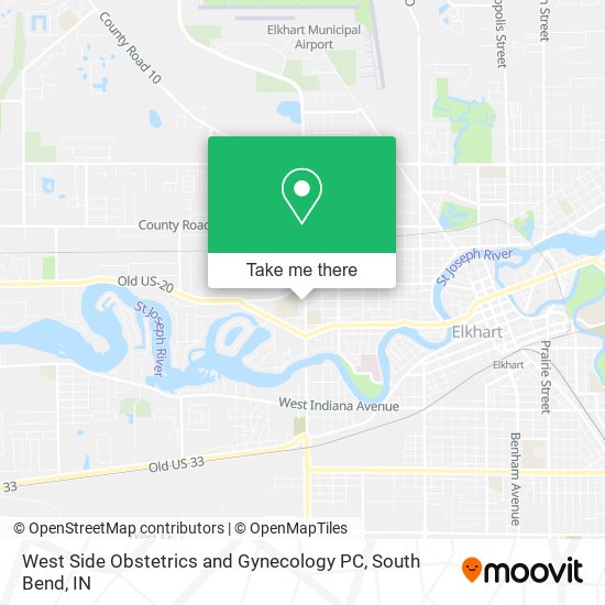 Mapa de West Side Obstetrics and Gynecology PC