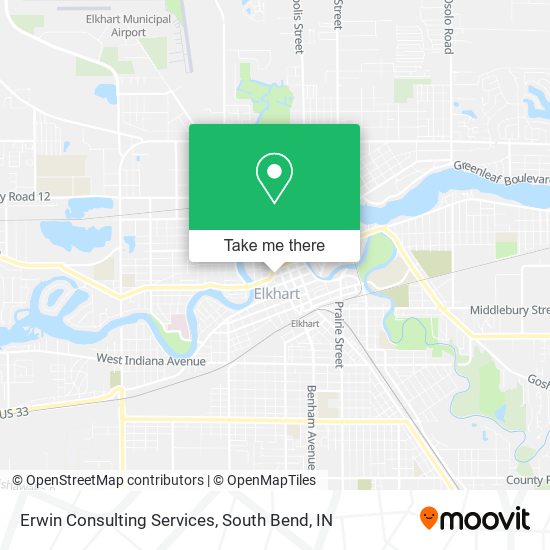 Erwin Consulting Services map