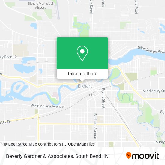 Beverly Gardner & Associates map