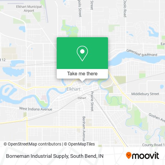 Borneman Industrial Supply map