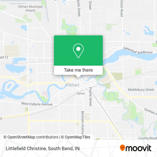Mapa de Littlefield Christine