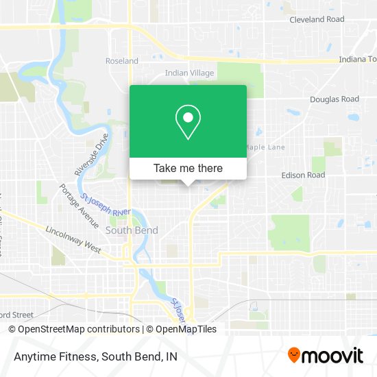 Anytime Fitness map
