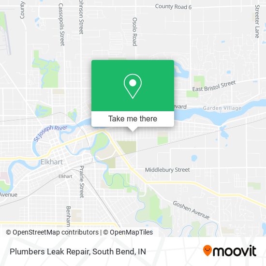 Plumbers Leak Repair map