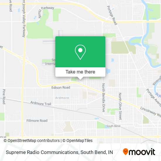 Supreme Radio Communications map