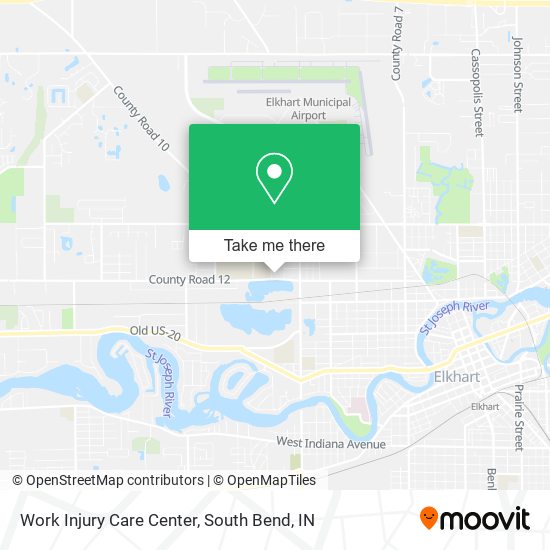 Mapa de Work Injury Care Center