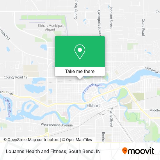 Mapa de Louanns Health and Fitness