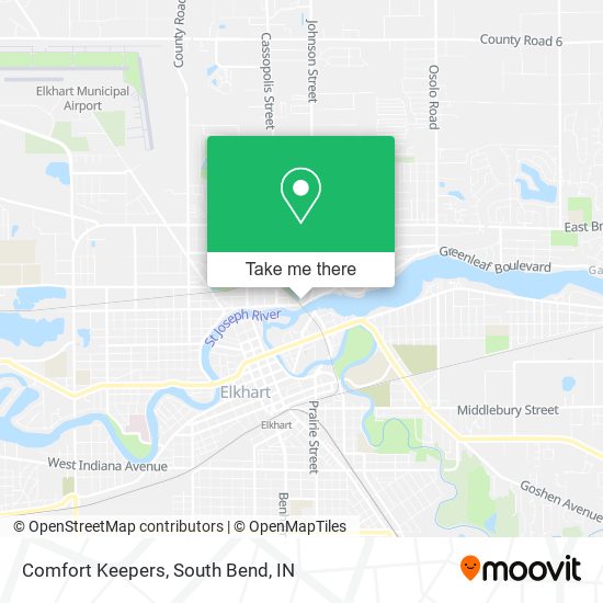 Mapa de Comfort Keepers