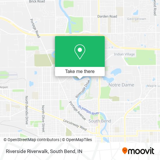 Riverside Riverwalk map