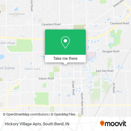 Hickory Village Apts map
