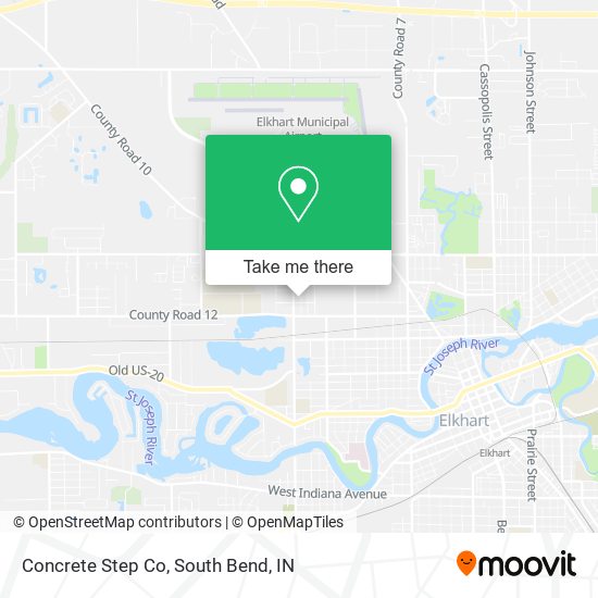 Mapa de Concrete Step Co