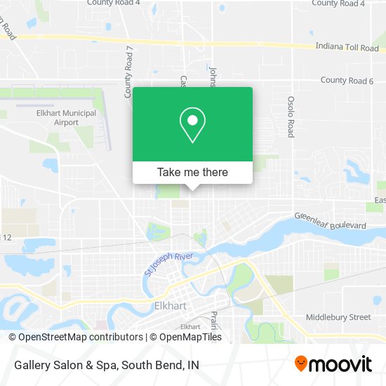 Gallery Salon & Spa map