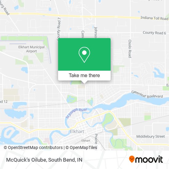 McQuick's Oilube map