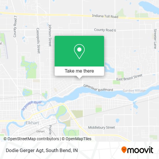 Mapa de Dodie Gerger Agt