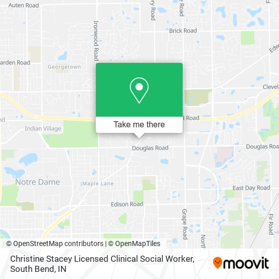Christine Stacey Licensed Clinical Social Worker map
