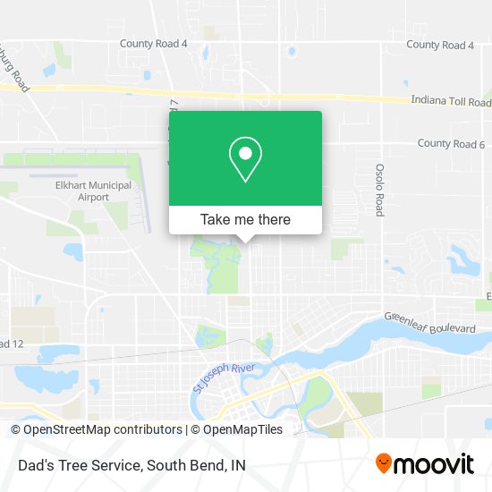 Dad's Tree Service map