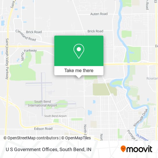 U S Government Offices map