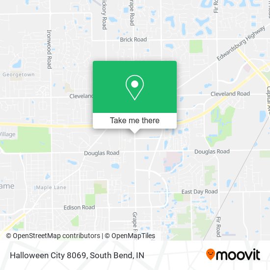 Halloween City 8069 map