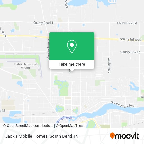 Jack's Mobile Homes map